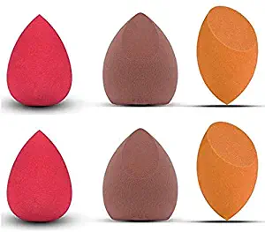 6PCS Makeup Sponge Set Latext-free Beauty Sponge Makeup Blender Foundation Sponge Applicator Sponges