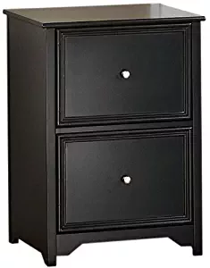 Oxford File Cabinet, 2-DRAWER, BLACK