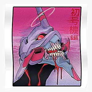 ZHONGYANYANYANYAN Eva Neon Genesis Evangelion Poster Gift for Home Decor Wall Art Print Poster