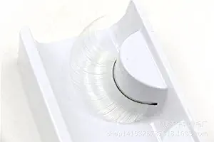 AnHua New Sexy Fun Ladies Styles Handmade Reusable Long Thick Fancy Party Feather False Eyelashes Makeup Eye Lashes (White)