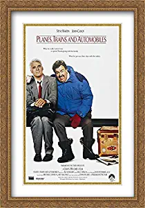 Planes, Trains and Automobiles 28x40 Double Matted Large Gold Ornate Framed Movie Poster Art Print