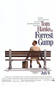 (27x40) Forrest Gump Tom Hanks on Bench Movie Poster