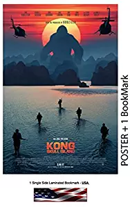 Kong Skull Island (2017) - Movie Poster, Size: 24 x 36" (Photo Paper - Thick, 8 mil)