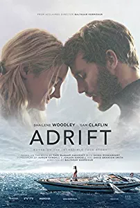 ADRIFT (2018) Original Authentic Movie Poster 27x40 - Double - Sided - Shailene Woodley - Sam Claflin