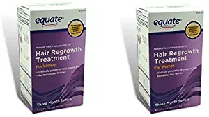 Equate - Hair Regrowth Treatment for Women with Minoxidil 2% (6 month Supply)