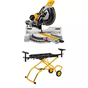 DEWALT DWS779 12" Sliding Compound Miter Saw and DWX726 Rolling Miter Saw Stand