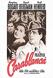 POSTER STOP ONLINE Casablanca - Movie Poster: Regular (Size: 24'' x 36)