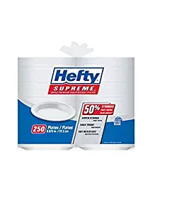 Hefty Foam Plates, 8 7/8-Inch