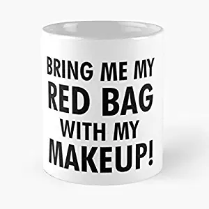 Bring Me My Red Bag With Makeup Classic Mug - 11,15 Oz.