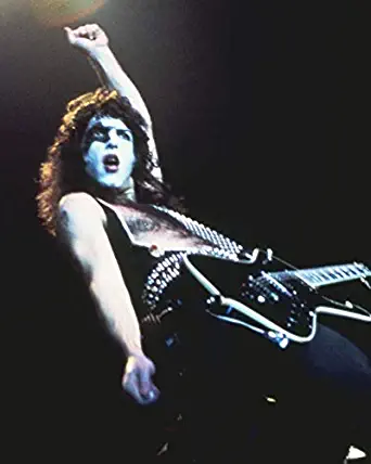 KISS Paul Stanley classic make up on stage concert 11x14 Photograph