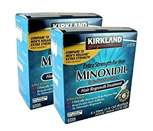 Kirkland Minoxidil 5% Extra Strength Hair Regrowth for Men (1 Years Supply)