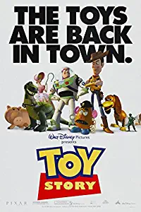 TOY STORY MOVIE POSTER 2 Sided ORIGINAL 27x40 DISNEY