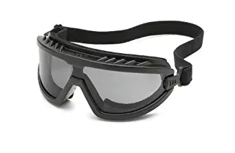 Gateway Safety 4588P Wheelz Foam-Lined Safety Goggle, Gray Anti-Fog Lens, Black Frame with Foam Edge