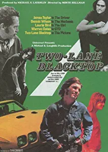 Two Lane Blacktop Poster Movie Japanese 11x17 James Taylor Dennis Wilson Warren Oates Laurie Bird