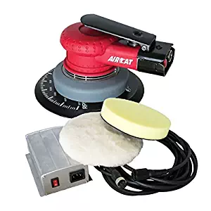 AIRCAT 6700-DCE-6 6" Dc Electric Sander/Polisher, Small, Red