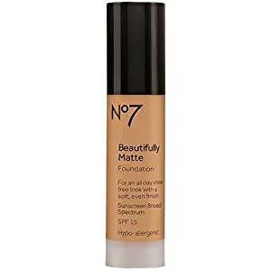 BOOTS No7 Beautifully Matte Foundation Cool Beige, 1fl oz