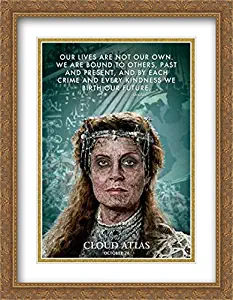 Cloud Atlas 28x36 Double Matted Large Large Gold Ornate Framed Movie Poster Art Print