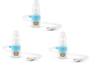 Baby Federation Nasal Aspirator - Compare to Frida Nasal Aspirator - Best Baby Nose Aspirator No Filters Required (3 Pack)