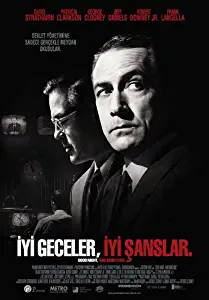 Good Night and Good Luck Movie Poster (27 x 40 Inches - 69cm x 102cm) (2005) Turkish -(George Clooney)(Alex Borstein)(Patricia Clarkson)(Jeff Daniels)(Reed Diamond)(Robert Downey Jr.)