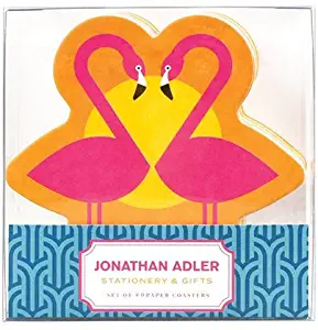Jonathan Adler Paper Coasters - Flamingo