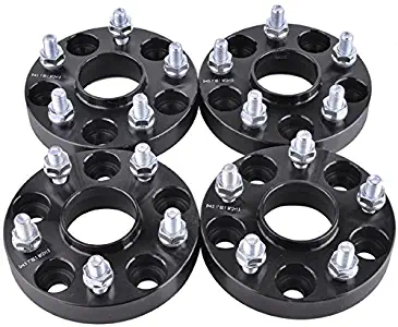 4pcs 1" 5x4.5/5x114.3 Hub Centric Wheel Spacers (12x1.5 Stud& 60.1 mm Bore) Compatible for Lexus Toyota Tacoma 2WD X-Runner RAV4 Camry Avalon Highlander Lexus ES300 ES330 ES350 IS300 Scion TC XB