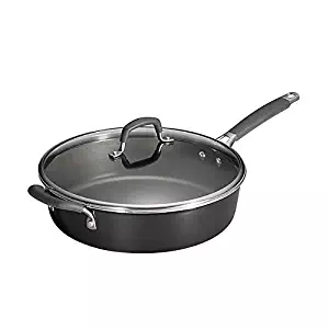 Tramontina 80151/384DS Gourmet Heavy-Gauge Nonstick Covered Deep Saute Pan, 5.5-Quart,Made in USA