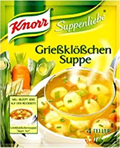 Knorr SL Semolina Dumpling Soup ( Griesskloeschen Suppe ) -1 pc