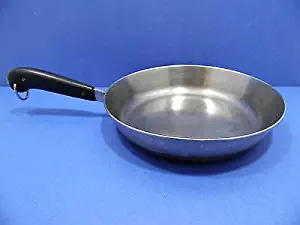 Vintage Revere Ware HEAVY BOTTOM 10 Inch Skillet / Saucepan