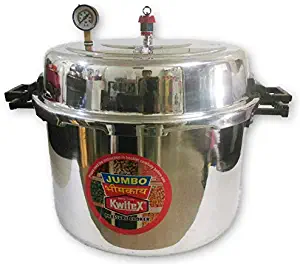 BIG LARGE JUMBO ALUMINUM COMMERCIAL PRESSURE COOKER 60 LITER (63 Quart) STEAMER BULK COOKING POT