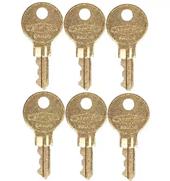 Bobrick 33043 Cat 74 Key for Towel Dispensers, Metal Key (6)