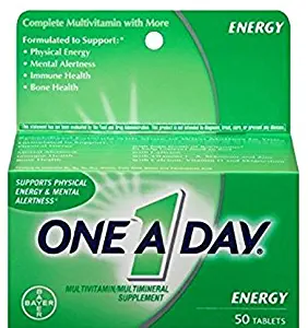 One-A-Day Energy Multivitamin, 50-Count - Pack of 2