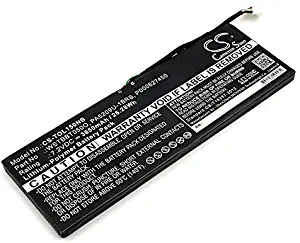 3650mAh Replacement for Toshiba Satellite L15W-B, Satellite L15W-B1302 Battery, P/N P000627450, PA5209U-1BRS, WSTBBT050O